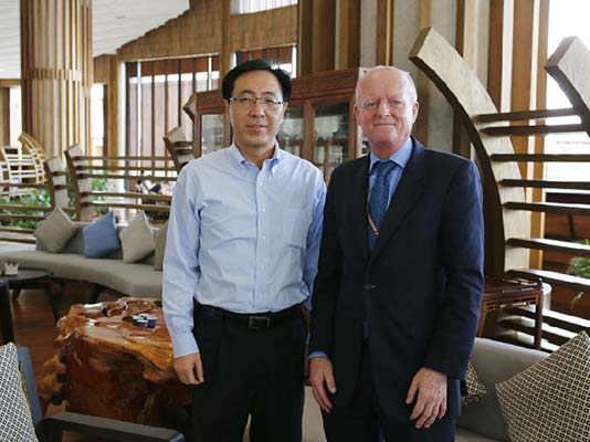 中免集團(tuán)董事長(zhǎng)、總經(jīng)理 彭輝接受穆迪報(bào)道專(zhuān)訪